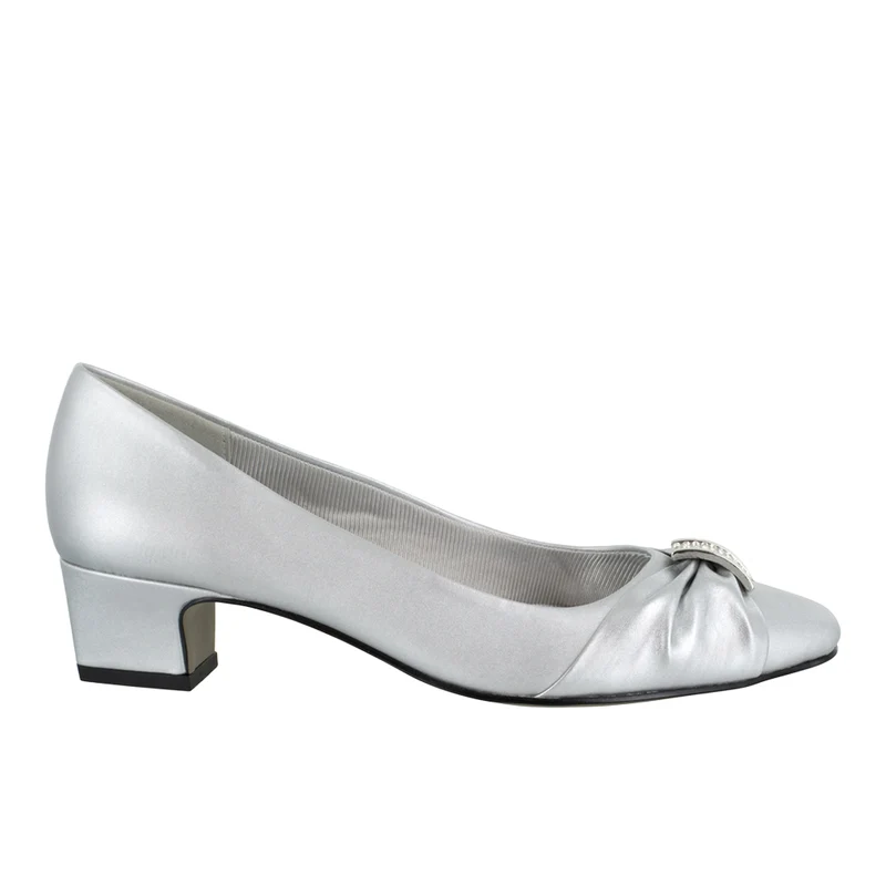 Eloise Rhinestone Block Heel Pumps 11 / Medium