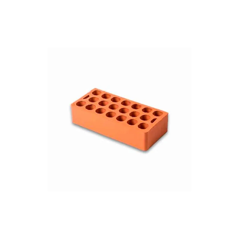 Tijolo Macico 21 Furos A Vista Santa Fé 11,5 X 5,3 X 24cm Vermelho Extra Peça
