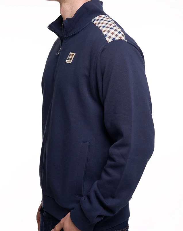 Aquascutum Lamina FZ Sweatshirt Navy L