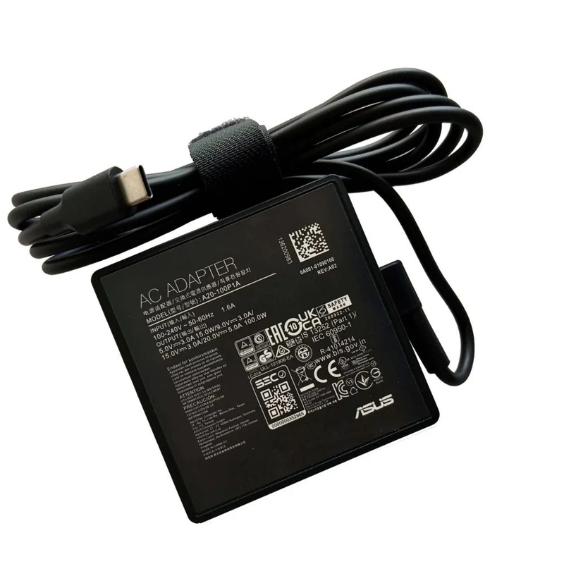 [ORIGINAL] Asus ROG Strix SCAR 15 G533ZW Laptop Charger - 100W-Type C Ac Adaptor