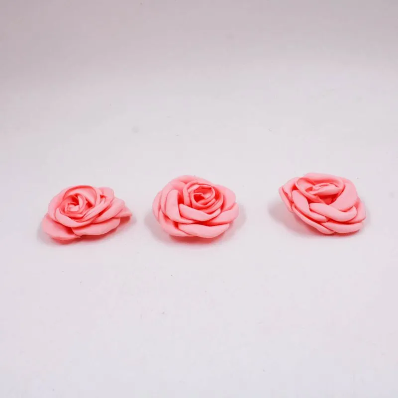 APLIQUE ROSA 60MM EM POLIESTER COM 2 PEÇAS Rosa Bebe