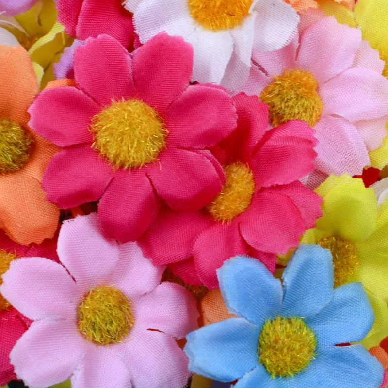 APLIQUE FLORZINHA 30MM EM POLIESTER COM 10 PEÇAS 103 - Colorido