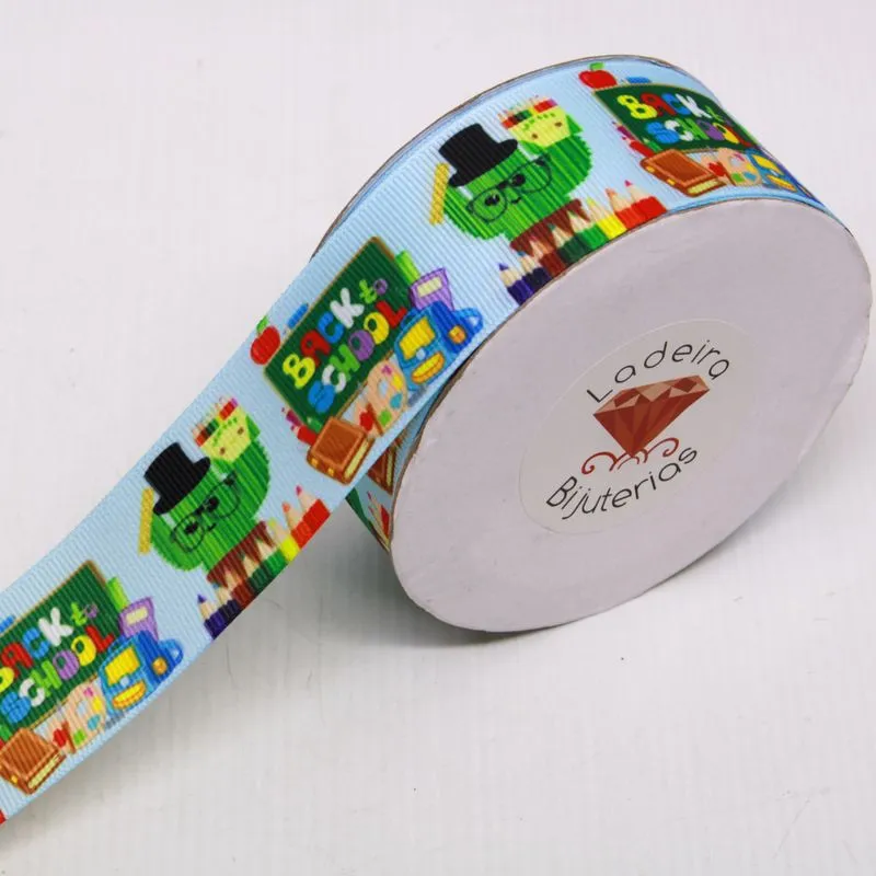 Fita Gorgurao School 38Mm Em Poliester Com 01 Metro Unica