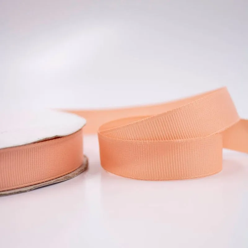 FITA DE GORGURAO LISA 15MM EM POLIESTER COM 01 METROS 210 - Salmon Z10