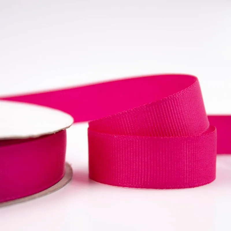 FITA DE GORGURAO LISA 15MM EM POLIESTER COM 01 METROS 223 - Rosa Pink Z23