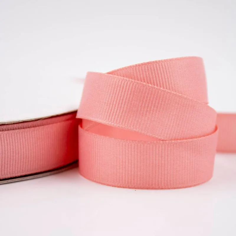 FITA DE GORGURAO LISA 15MM EM POLIESTER COM 01 METROS Rose