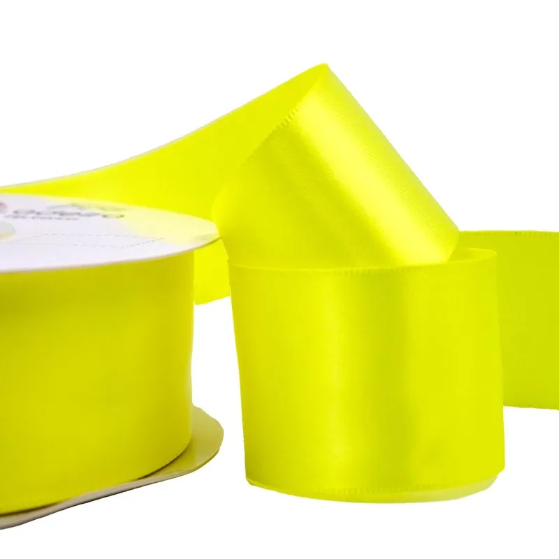 FITA DE CETIM LISA LADEIRA PREMIUM 38MM COM 01 METRO 525Y - Verde Pistache