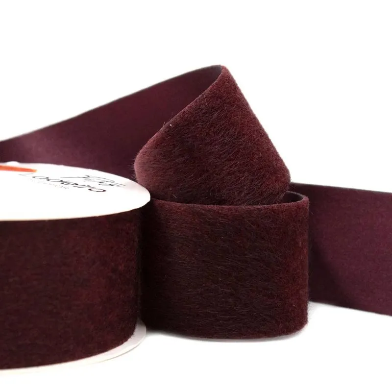 Fita De Pelinhos 38Mm Em Poliester Com 01 Metro D5-253 220 - Vinho Z20