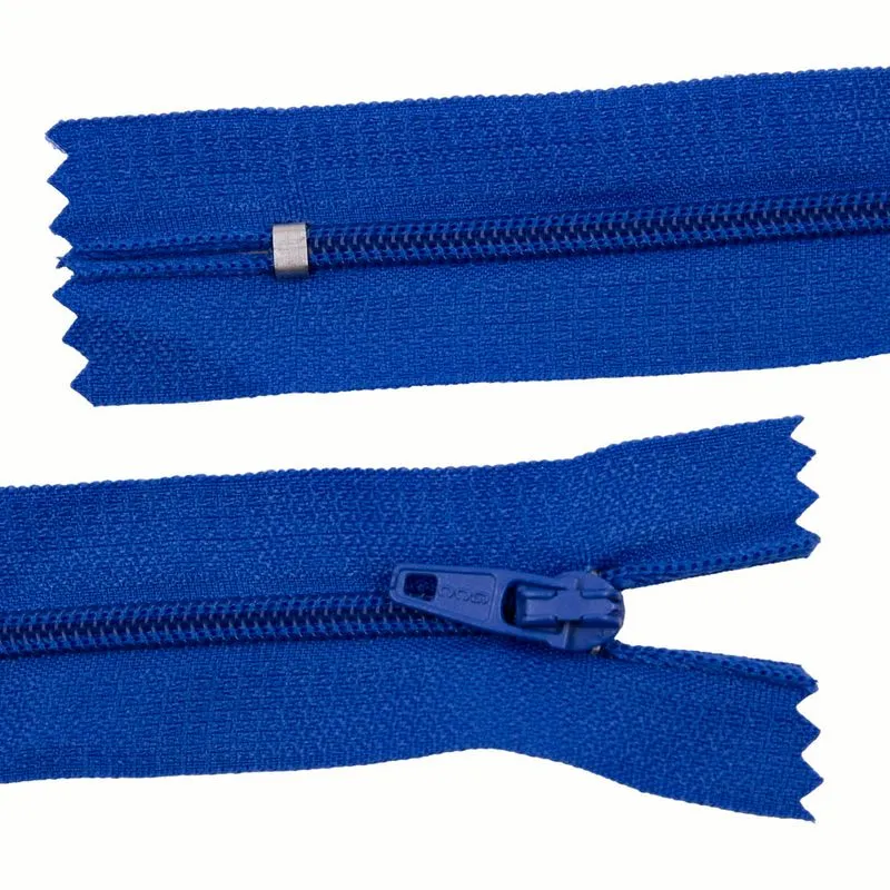 Zíper Comum 50Cm Em Nylon Com 01 Unidades 237 - Azul Royal