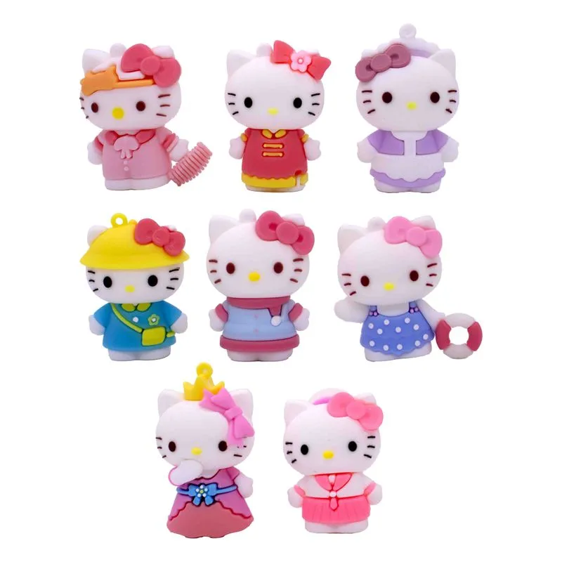 PINGENTES HELLO KITTY 50MM EMBORRACHADO COM 02 PEÇAS 103 - Colorido
