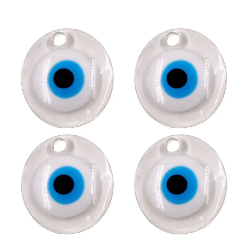 Pingente Olho Grego 40Mm Em Resina Com 02 Peças 079 - Cristal Ab 079