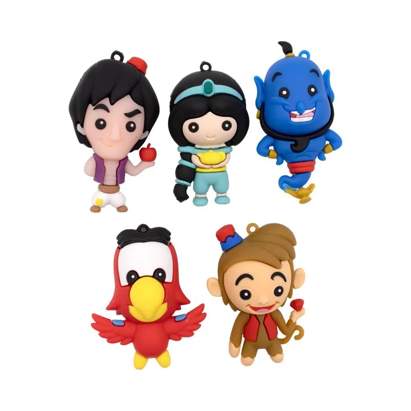 Pingente Aladdin Emborrachado Com 02 Peças 103 - Colorido