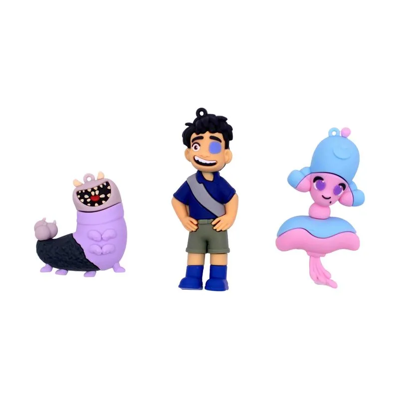 Pingente Personagens Elio 70Mm Emborrachado 02 Peças 103 - Colorido