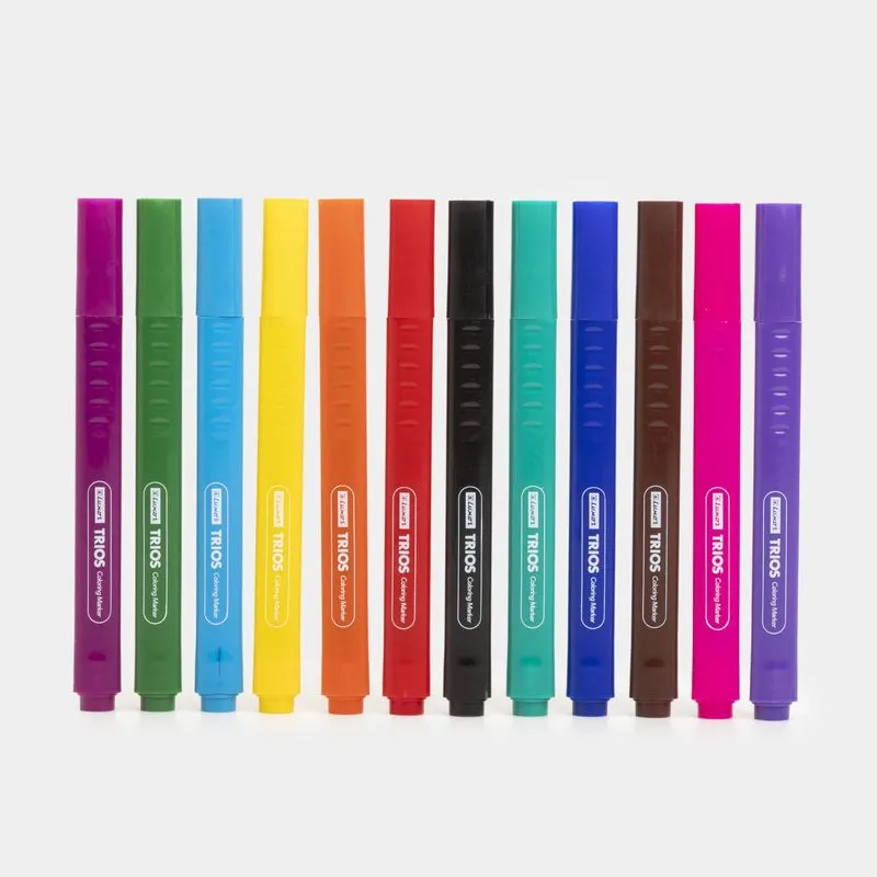 Marcador lavables Luxor x 12 unidades