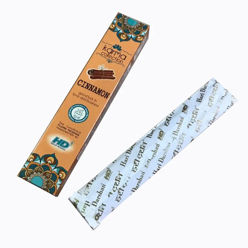 Incenso Indiano Massala Karma Collection - Canela - Caixa 15Gr - Hari Darshan