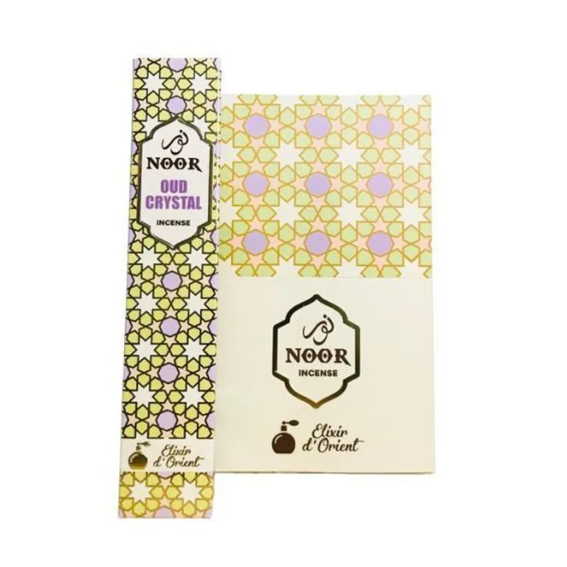 Incenso Noor Incense Oud Crystal Massala