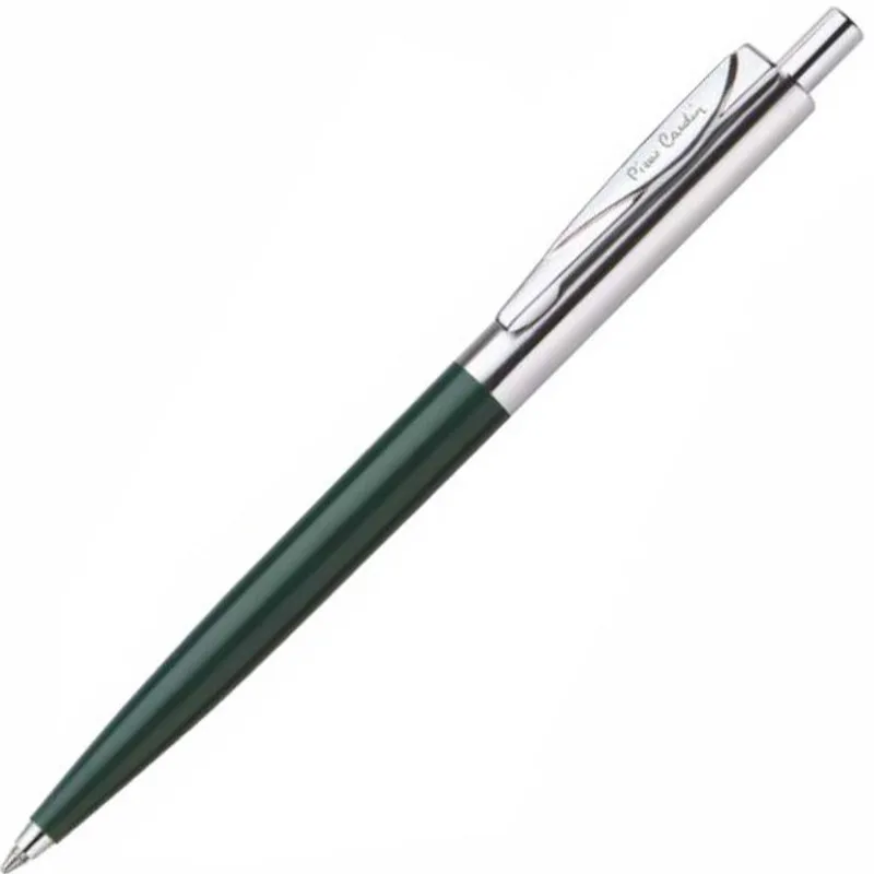 Caneta Esferográfica Pierre Cardin Glam Prata/verde