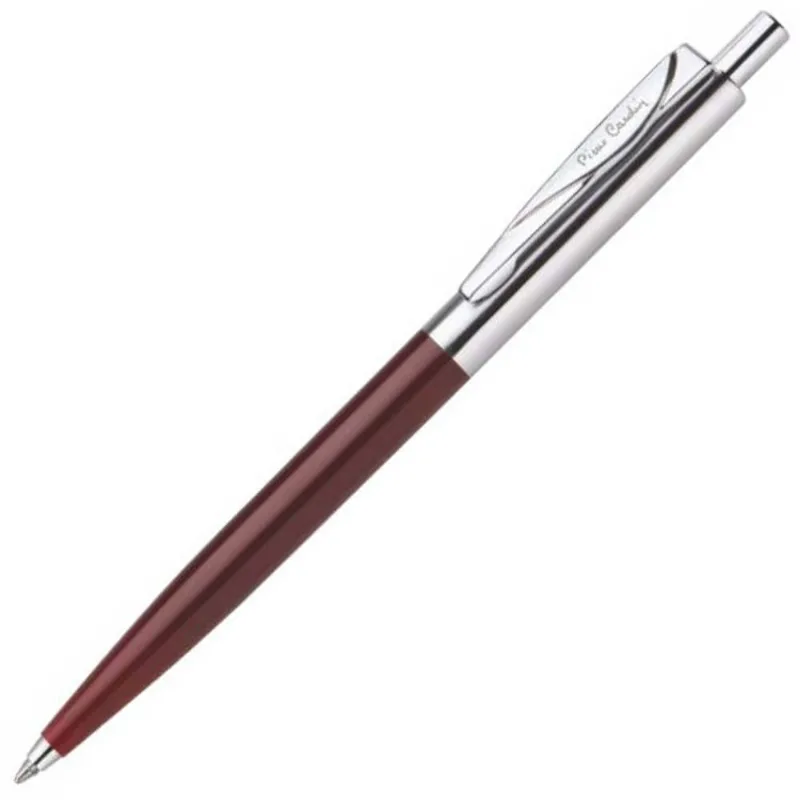 Caneta Esferográfica Pierre Cardin Glam Prata/bordô
