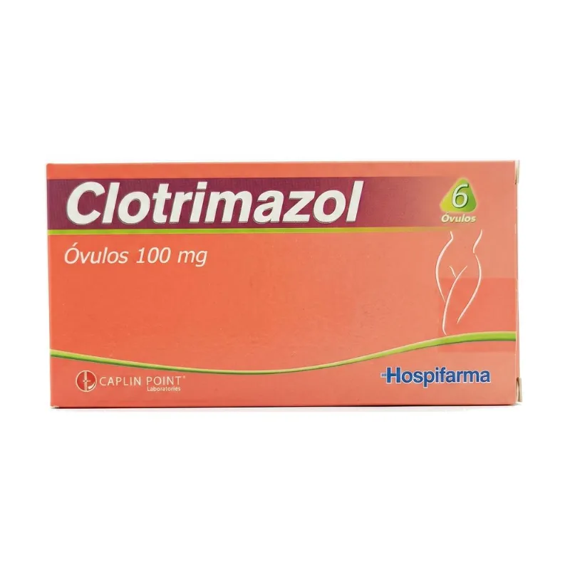 Clotrimazol de 100 mg 6 óvulos