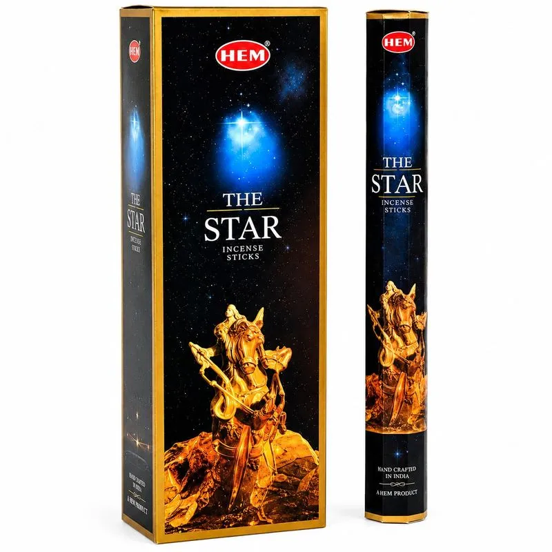 Varetas De Incenso Hem The Star 120 Varetas Caixa (6x20)