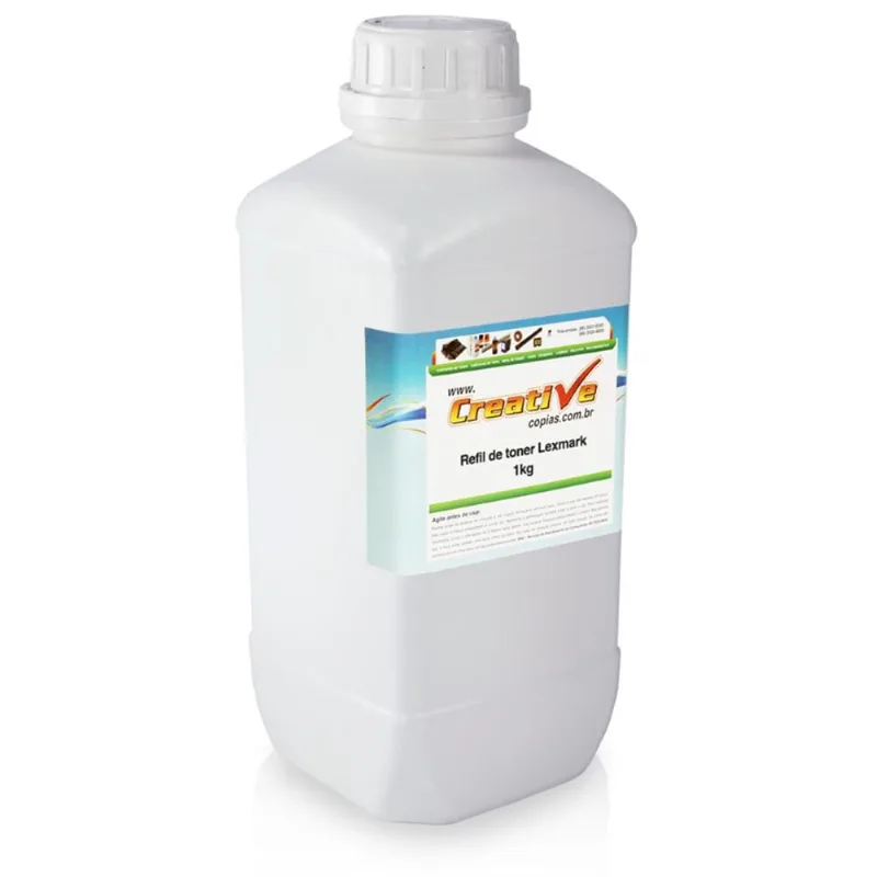 Toner Refil Lexmark T640 T630 T642 T644 T650DN T654DN T656DNE X646DTE X264DN X464 Kora 1Kg