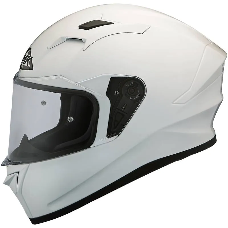 Capacete Smk Stellar Mono - Branco Brilho