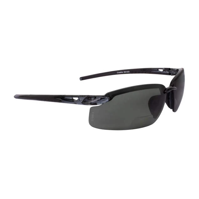 Crossfire ES5 Magnifier Safety Eyewear Polarized Smoke / 1.5