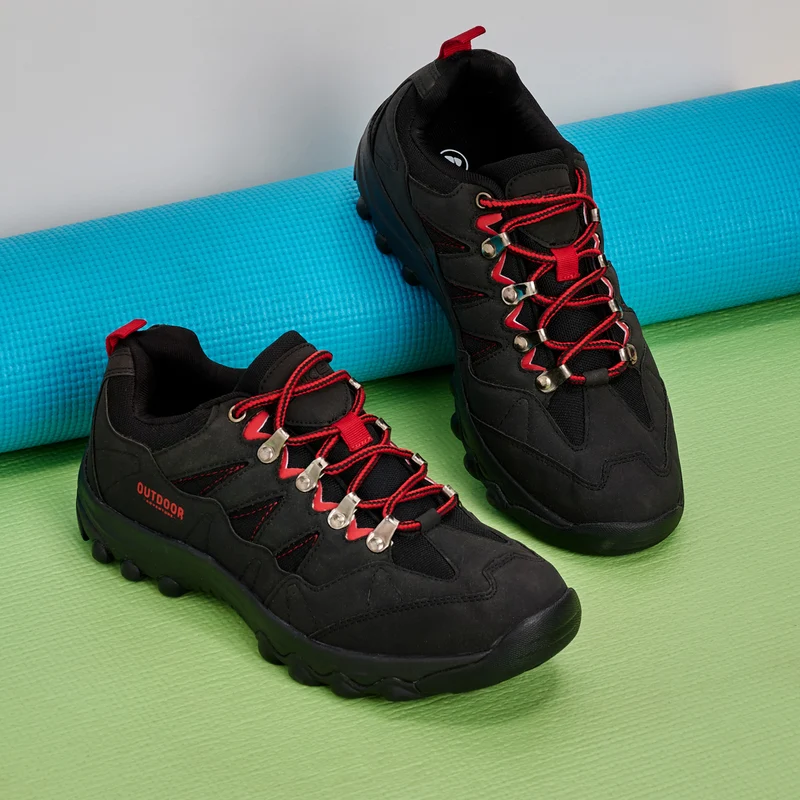 Duke Men Trekking Shoes (FWOL801) UK 9 / Black / Colorblocked