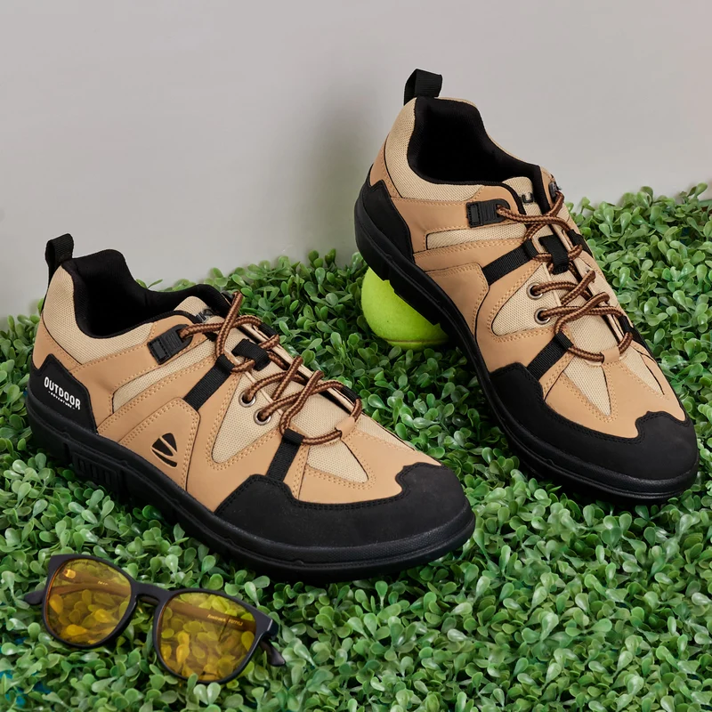 Duke Men Sports Shoes (FWOL803) UK 10 / Tan / Two-tone