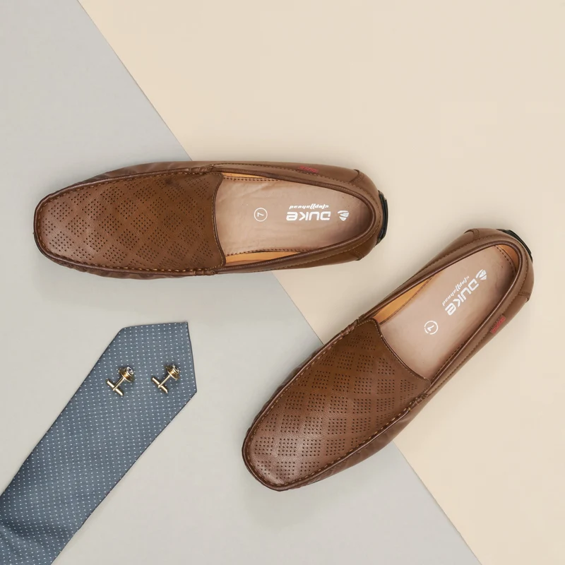 Duke Men Loafers (FWOL544) Tan / UK 7 / Solid