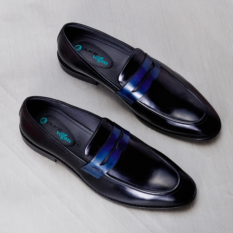 Duke Men Formal Shoes (FWOL763) Black / UK 10 / Solid Contrast