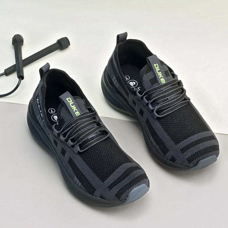 Duke Men Sports Shoes (FWOL1347) UK 10 / D.Grey / SOLID