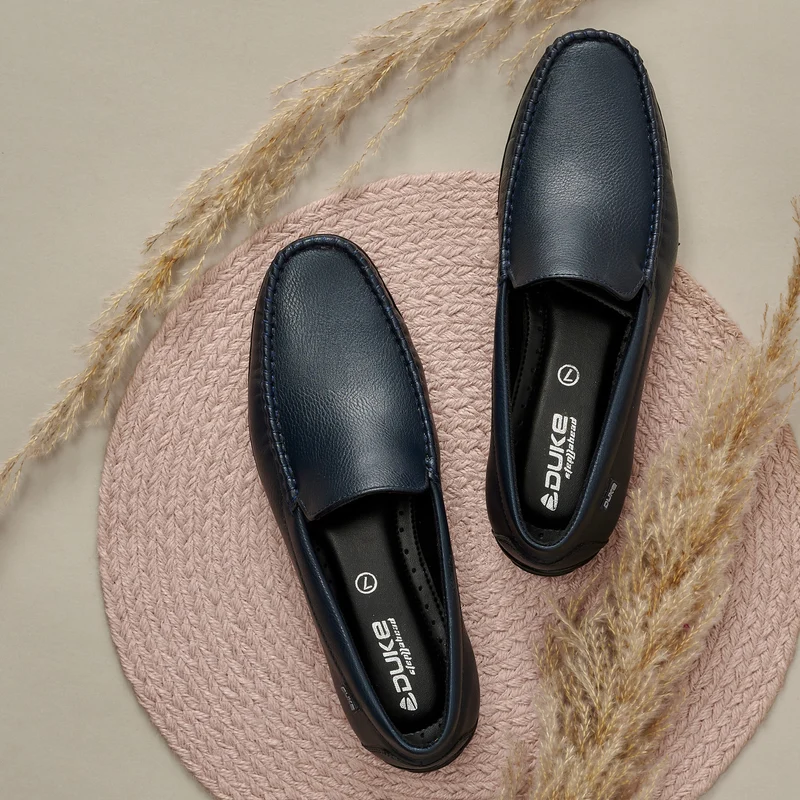 Duke Men Loafers (FWOL728) UK 6 / Navy / Solid