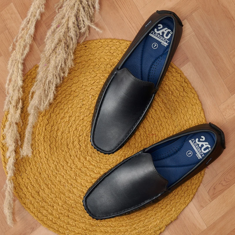 Duke Men Loafers (FWOL727) UK 7 / Navy / Solid