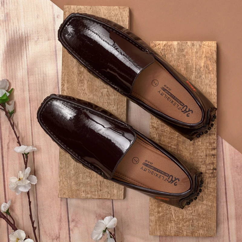Duke Men Loafers (FWOL729) UK 8 / Brown / Solid