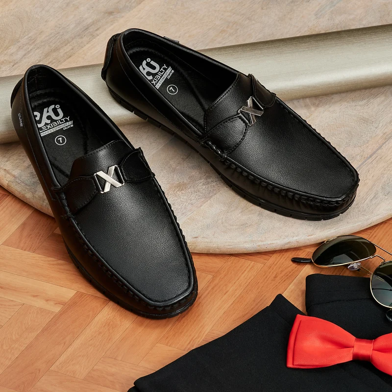 Duke Men Loafers (FWOL747) UK 8 / Brown / Solid Contrast