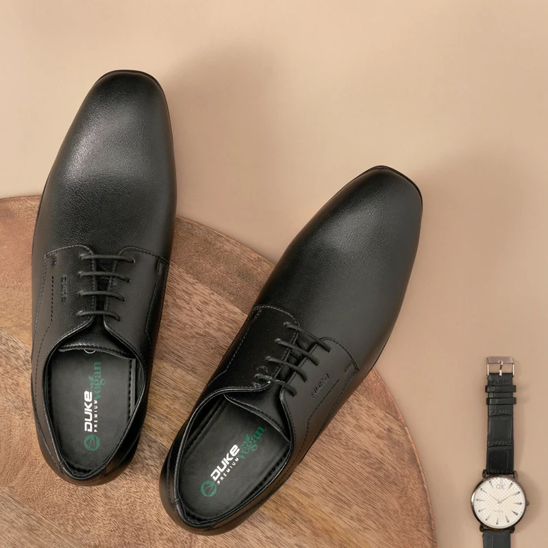 Duke Men Formal Shoes (FWOL760) UK 9 / Black / Solid Contrast