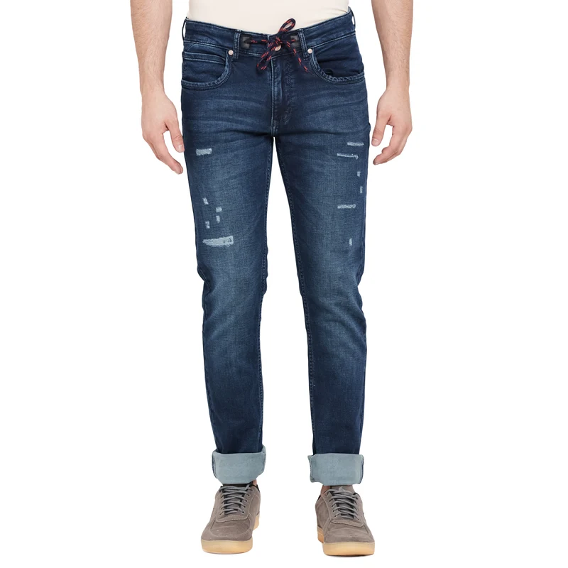 Duke Urban Men Slim Fit Jeans (SDD5052) Tint Green / 38 / Washed