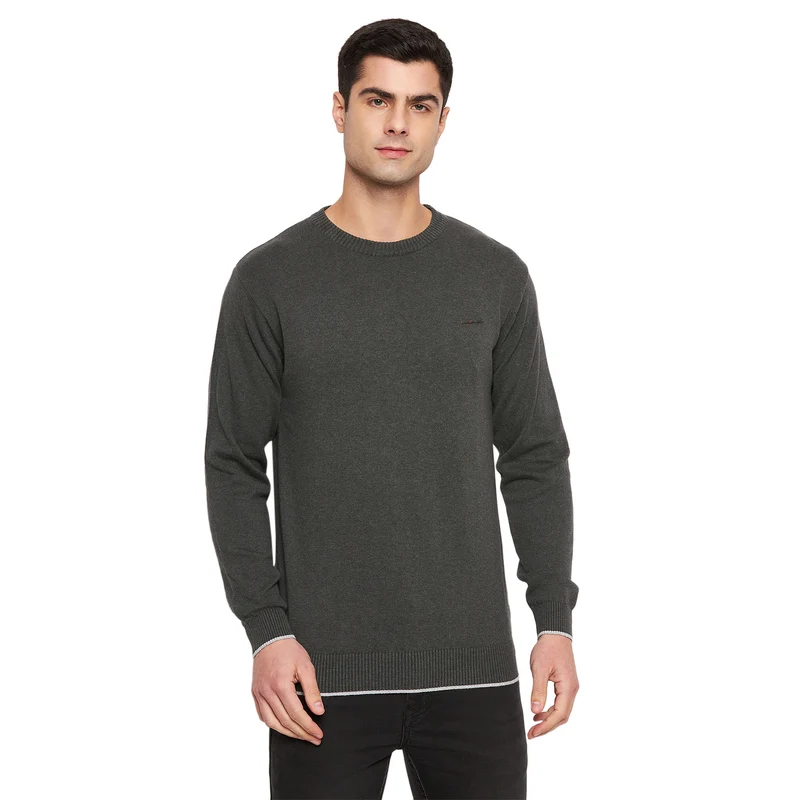 Duke Urban Mens Pullover (SDS730) Anthra / S / Solid