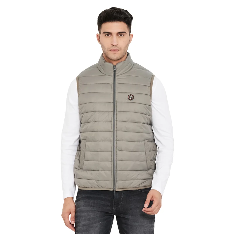 Duke Stardust Men Sleeveless Jacket (SDZ835) 2XL / Smoke Grey / Solid