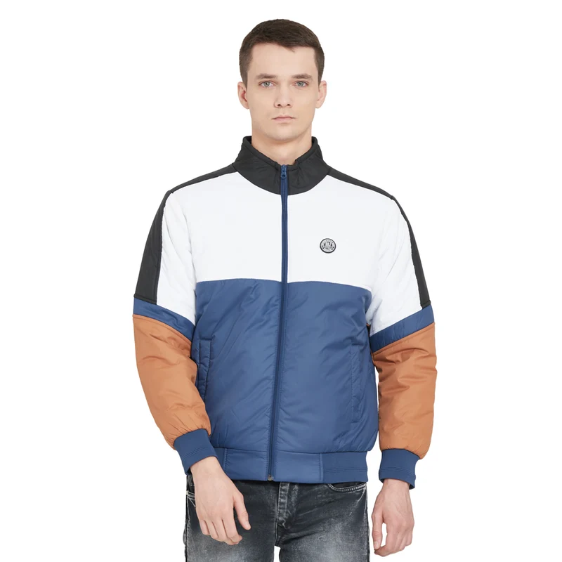 Duke Urban Men Full Sleeve Jacket (SDZ838) Navy / XL / Colorblock