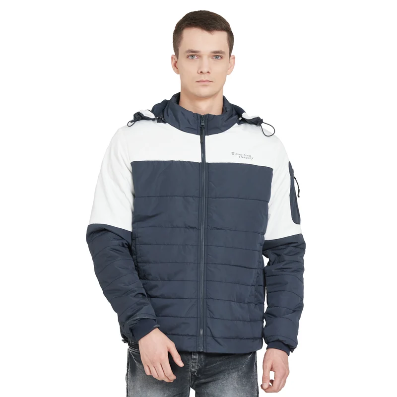 Duke Urban Men Full Sleeve Jacket (SDZ878) XL / Navy / Colorblock