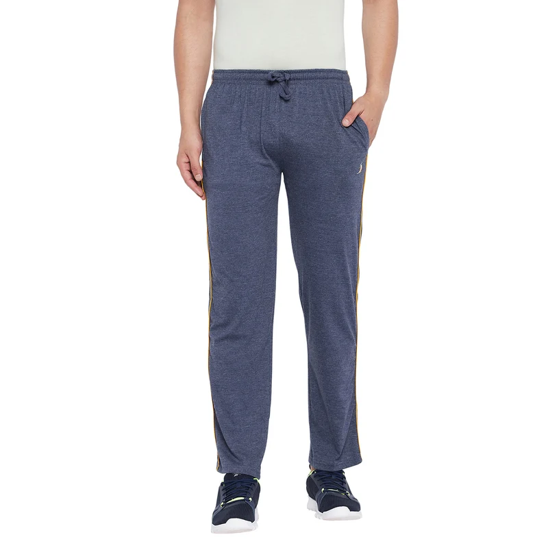 Duke Stardust Men Solid Track-Pant (LF5538S) Navy Mix / XXL / Solid