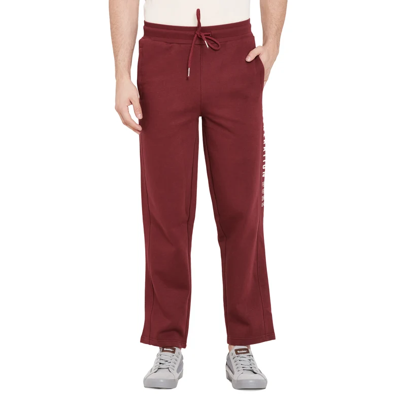 Duke Stardust Men Regular Track-Pant (LF5572) Wine / XXL / Solid