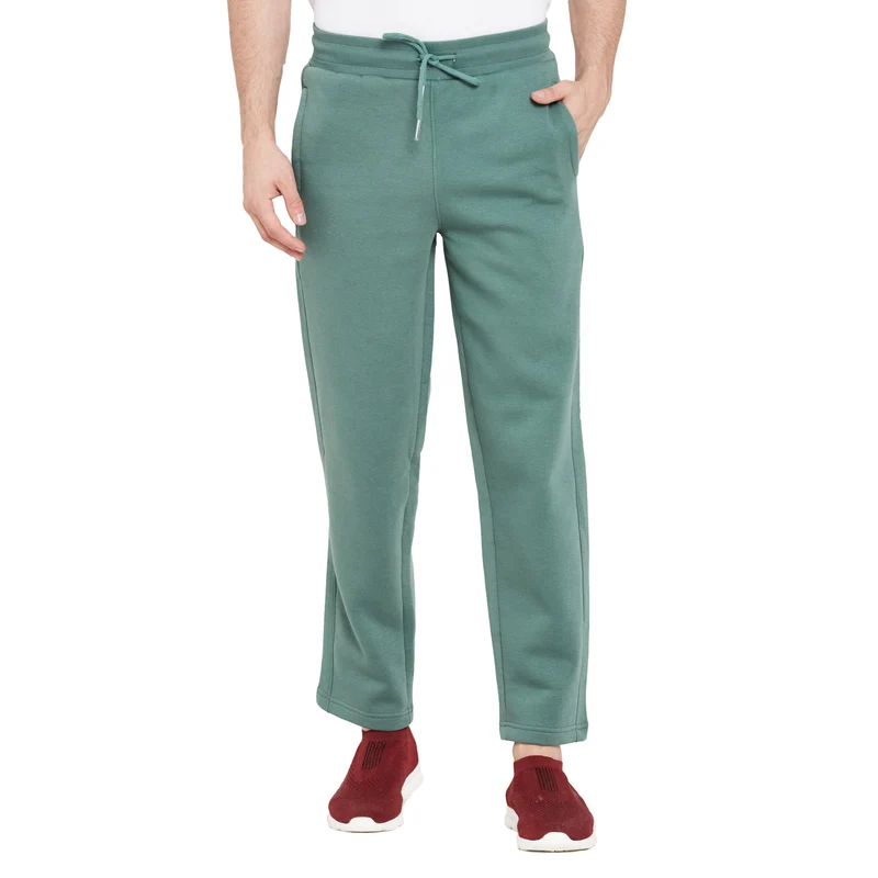 Duke Stardust Men Regular Track-Pant (LF5572) Stone Green / XL / Solid