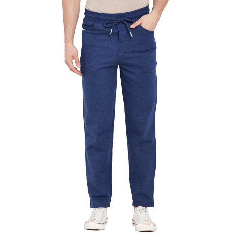 Duke Stardust Men Regular Track-Pant (LF5574) Navy Mix / M / Solid