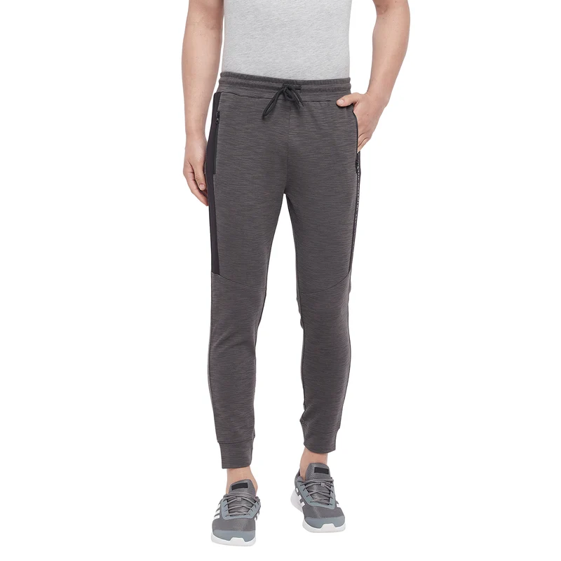Duke Urban Men Solid Track-Pant (LF5578) L / Olive Mix / Solid