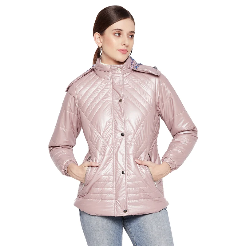Duke Urban Women Full Sleeve Jacket (SDZ6701) Onion / XL / Solid