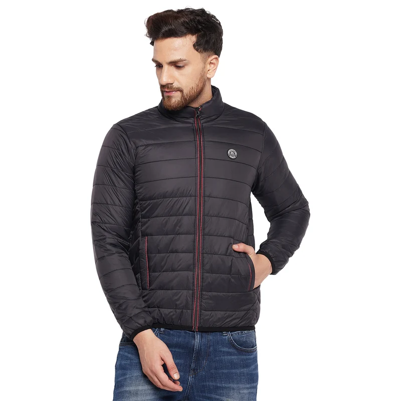 Duke Urban Men Full Sleeve Jacket (WSDZ834) Black / S / Solid