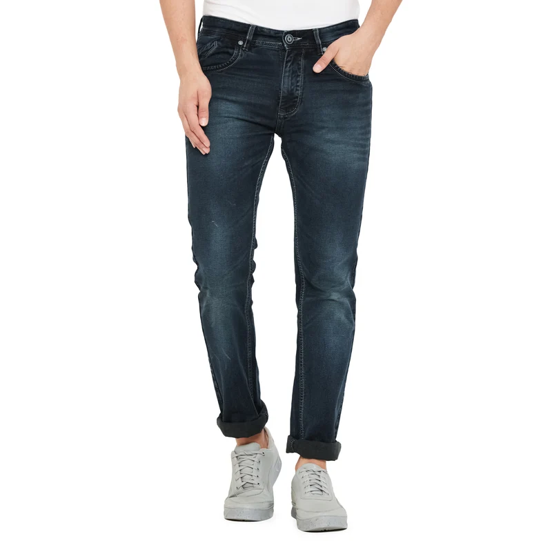 Duke Stardust Men Slim Jeans (SDD5088) 36 / Blue / Washed